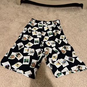 Vintage Calendar High Waisted shorts